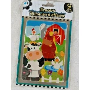 Erasers Gommes A Effacer 9 Pack